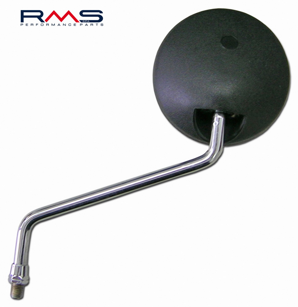 Uzvratni retrovizor RMS 122760570 left black with chromed shaft
