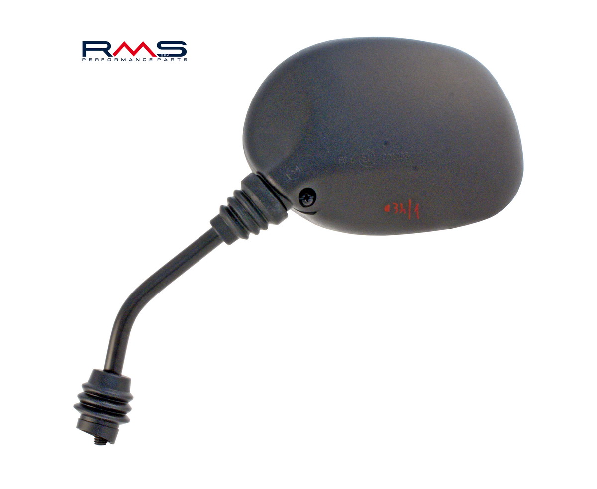 Uzvratni retrovizor RMS 122760700 left Crni