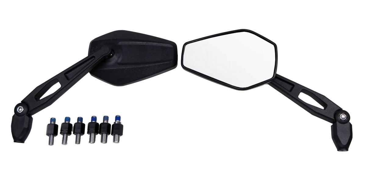 Uzvratni retrovizor RMS 122772280 pair Crni