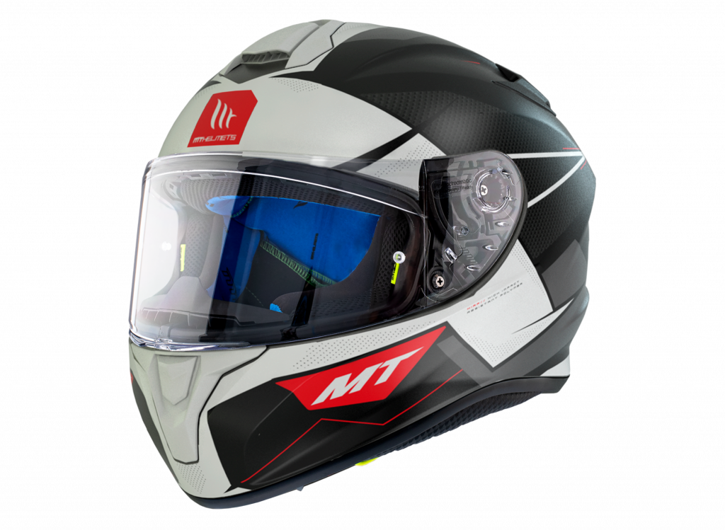 Helmet MT Helmets TARGO PODIUM MATT PEARL WHITE XS