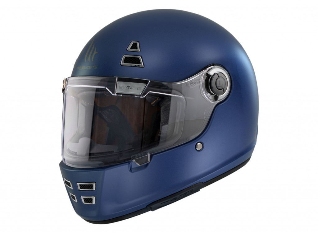Full face helmet MT Helmets JARAMA SOLID A7 MATT BLUE XL