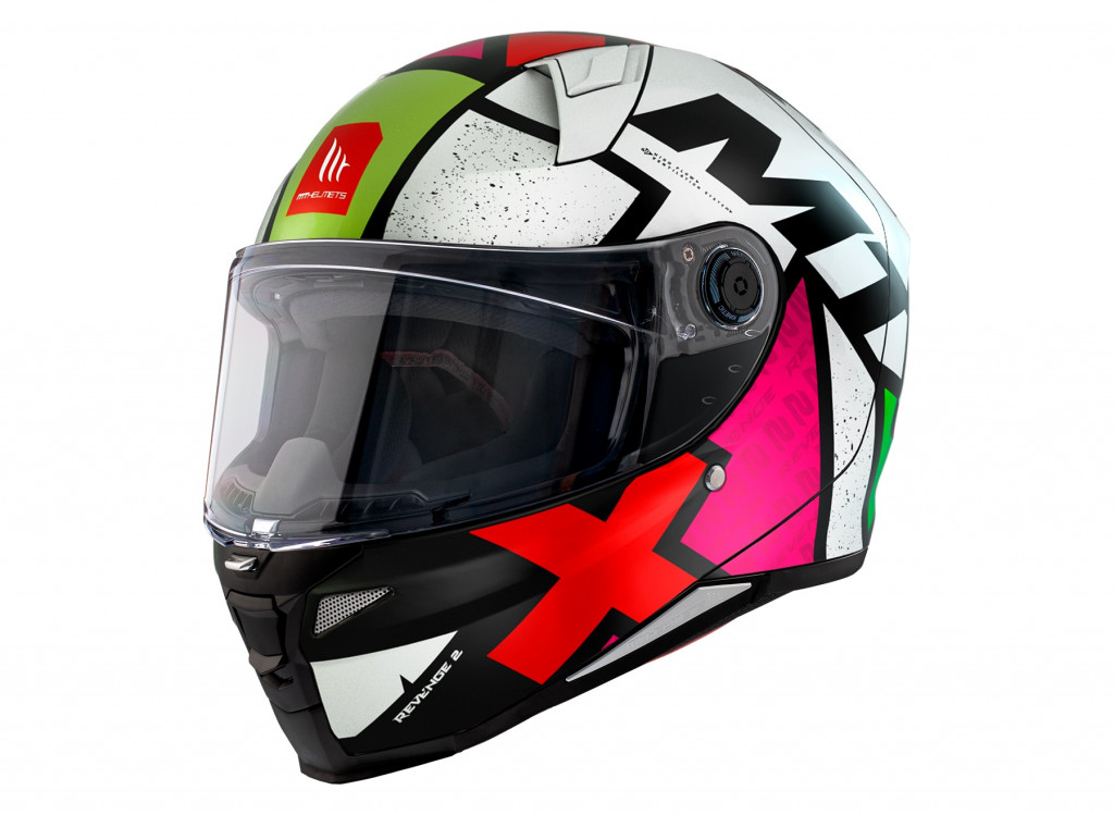 Full face helmet MT Helmets REVENGE 2 S LIGHT C0 GLOSS PEARL L