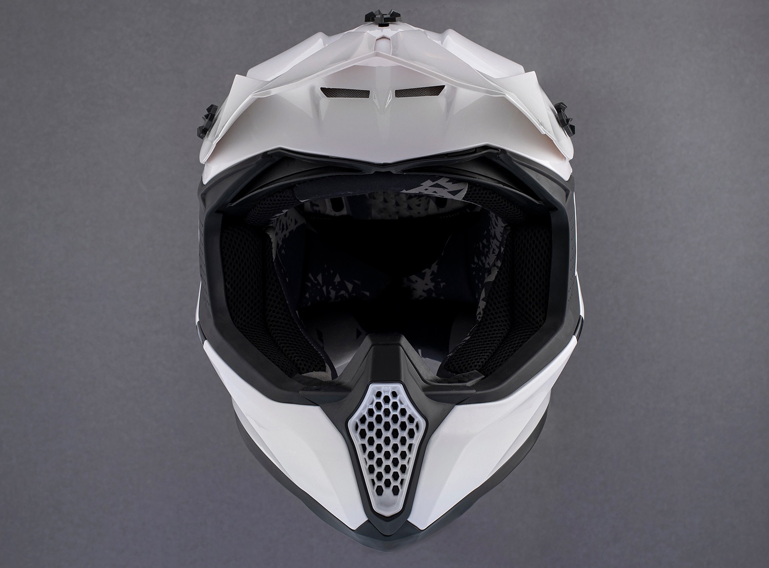 Jet helmet MT Helmets LITE SOLID A0 GLOSS PEARL WHITE S KID