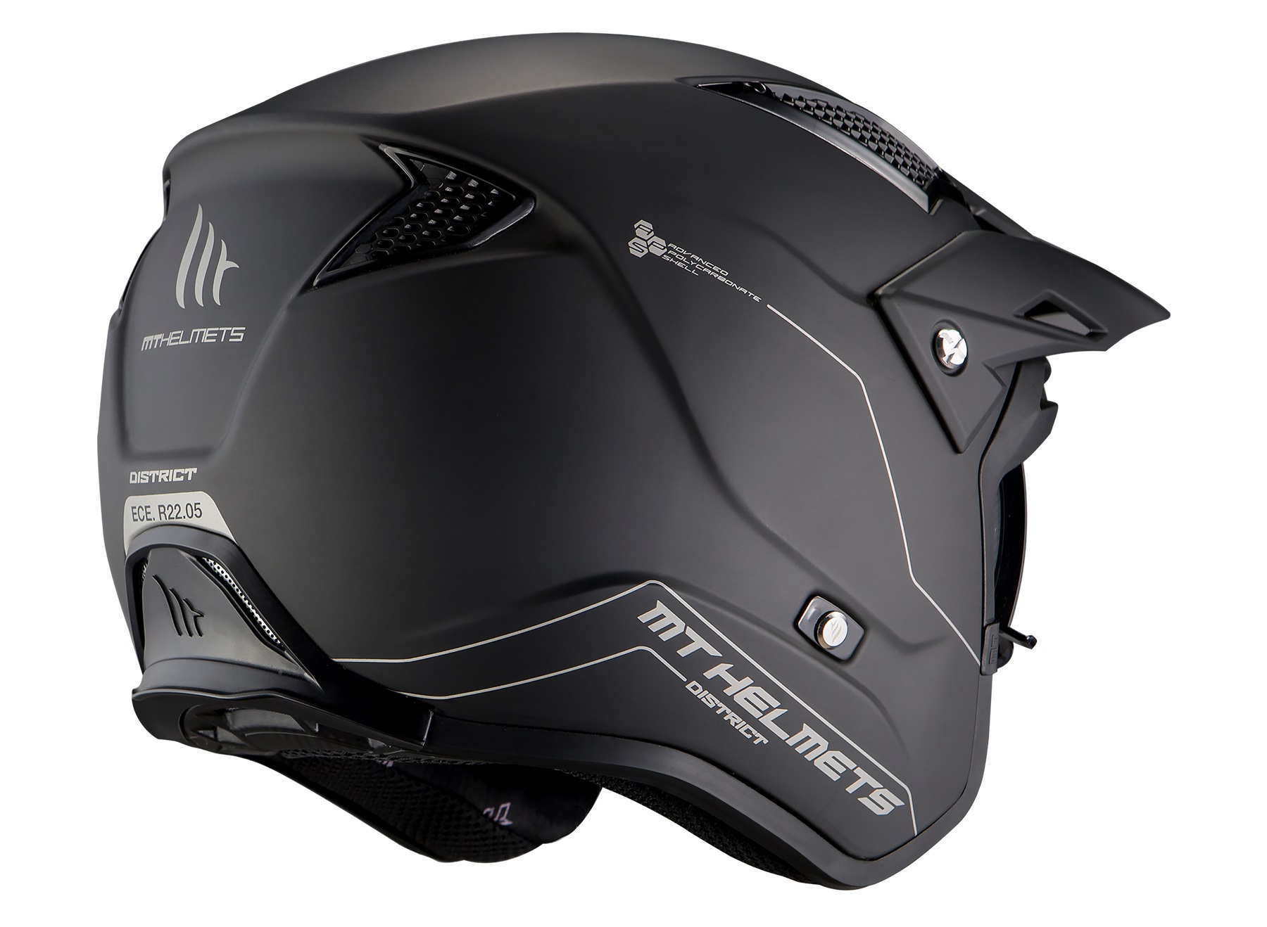 Jet helmet MT Helmets STREET S SOLID A1 MATT BLACK XXL