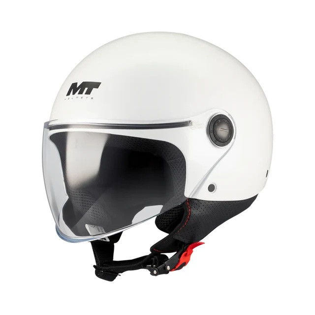 Open face helmet MT Helmets STREET S PURE A0 GLOSS L