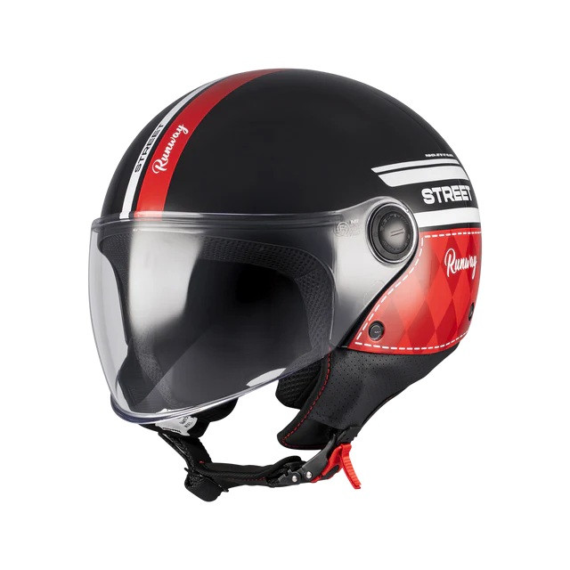 Open face helmet MT Helmets STREET S RUNWAY B5 GLOSS M