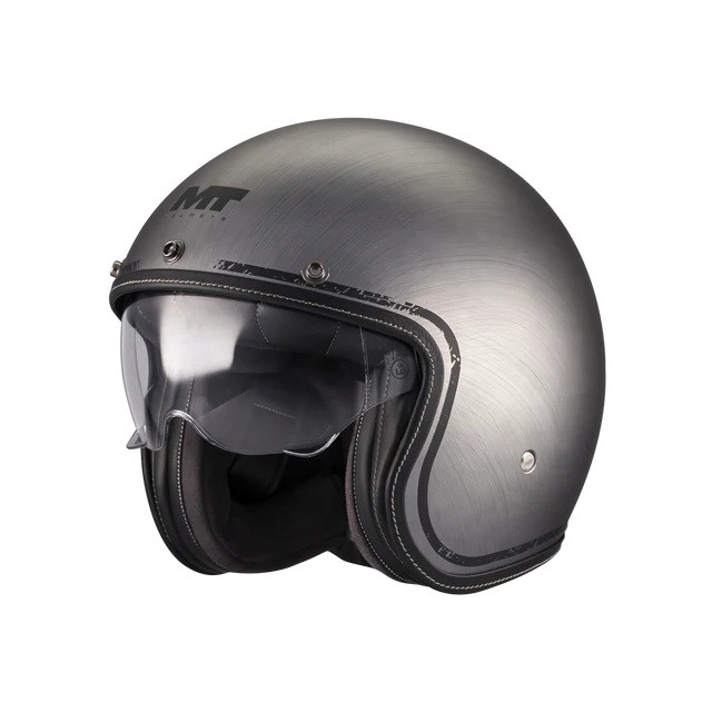 Open face helmet MT Helmets LE MANS 2 SV S BRUSHED A2 MATT XS