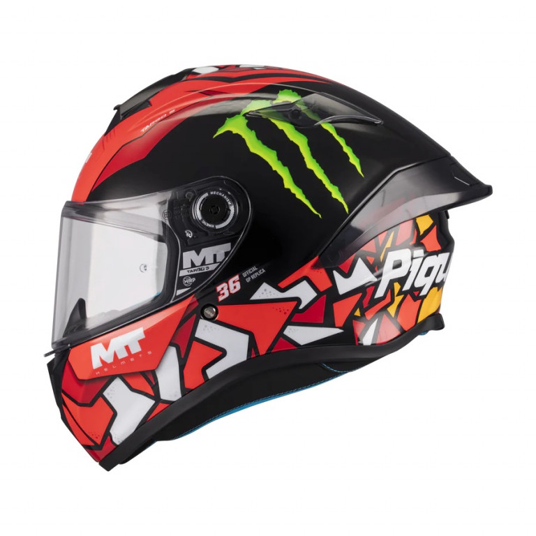 Full face helmet MT Helmets TARGO S PIQUERAS B5 GLOSS XS