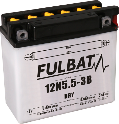 Konvencionalni akumulatori (incl.acid pack) BS-BATTERY 12N5.5-3B Acid pack included