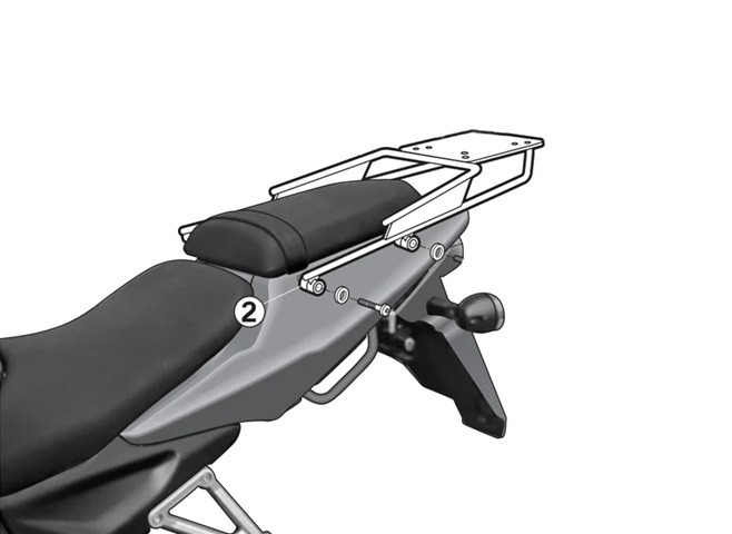 Top Master fitting kit SHAD D0RD16ST for DAELIM Roadwin 125 2006-2014