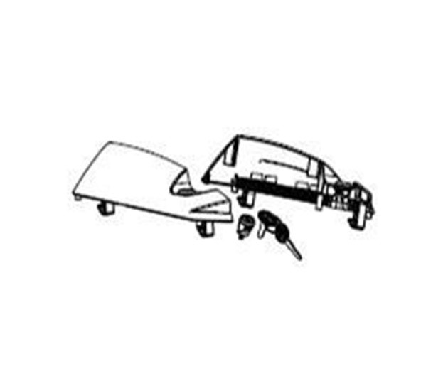 Locking mechanism SHAD D1B23MAR for SH23
