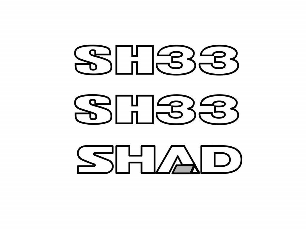 Stickers SHAD D1B332ETR for SH33
