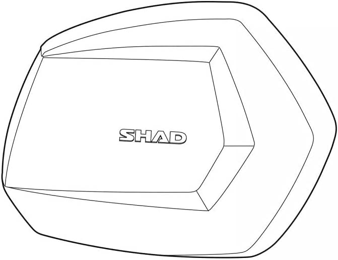 Aluminium lid SHAD D1B35TRR for SH35 right