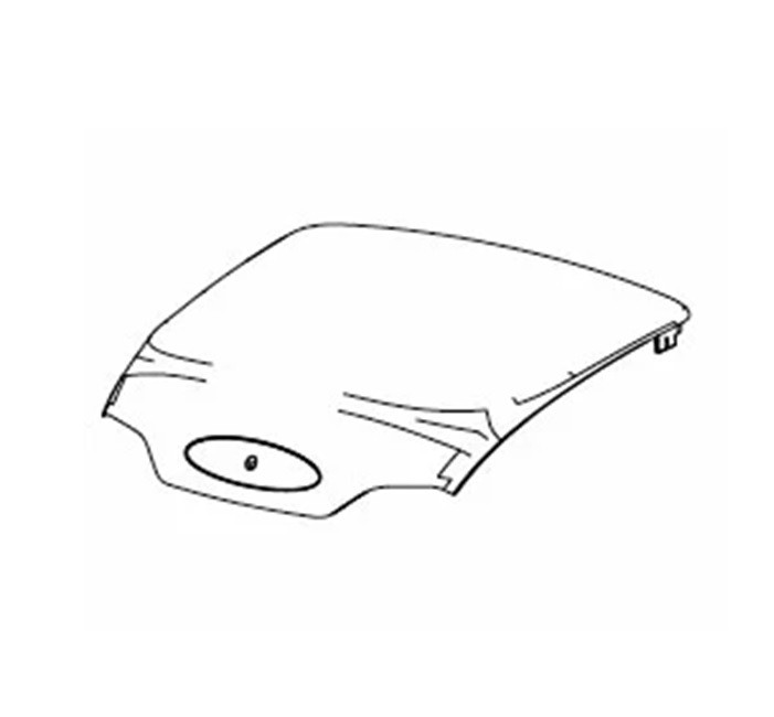 Cover SHAD SH40 D1B40E25 aluminium