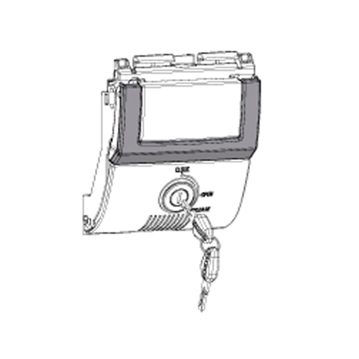 Locking system PREMIUM SHAD D1B482PMAR for SH48 titanium with PREMIUM SMART lock