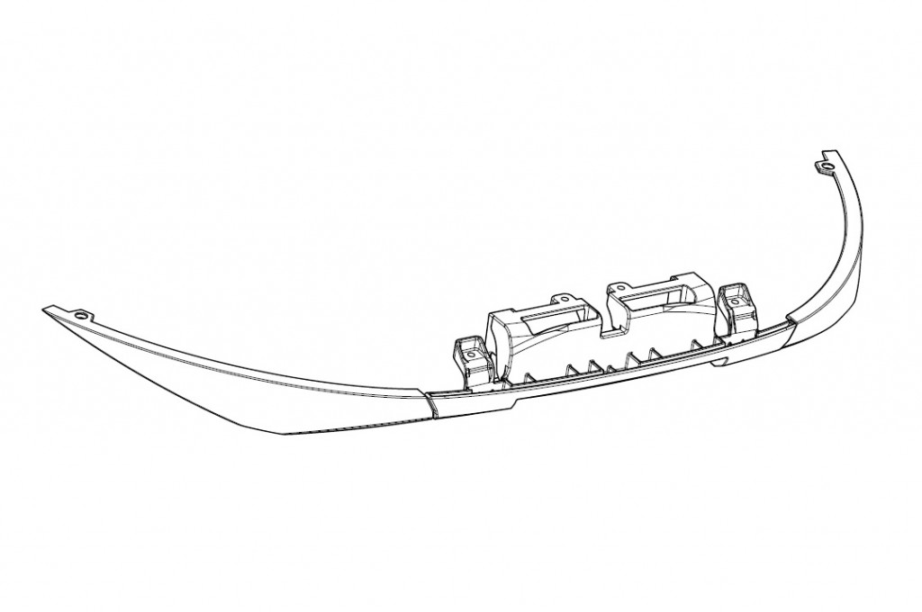 Reflector SHAD D1B58CAR for SH58X white