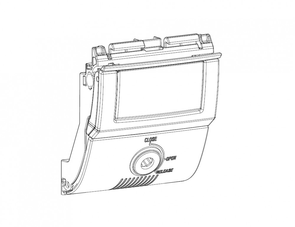 Locking mechanism SHAD D1B59MAR for SH58X and SH59X