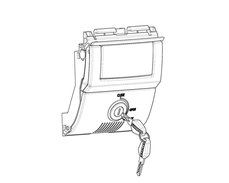 Locking mechanism SHAD D1B59PMAR for SH58X and SH59X with PREMIUM SMART lock