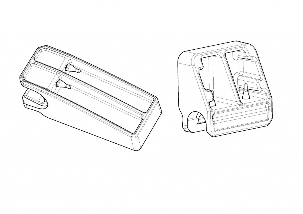 Side case fitting bracket SHAD TERRA D1TR361PR