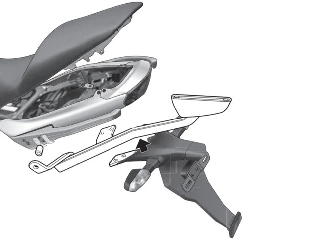 Top Master fitting kit SHAD K0ER69ST for KAWASAKI ER-6n 650 2009-2011, KAWASAKI ER-6f 650 2009-2011