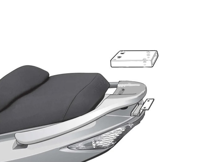 Top Master fitting kit SHAD K0XC55ST for KYMCO Xciting 500 2005-2015
