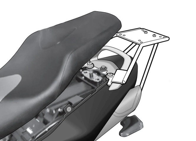 Top Master fitting kit SHAD S0GS66ST for SUZUKI GSR 600 / A 2005-2011