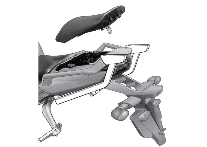 Top Master fitting kit SHAD Y0FZ16ST for YAMAHA FZ1 1000 / Fazer 2006-2015