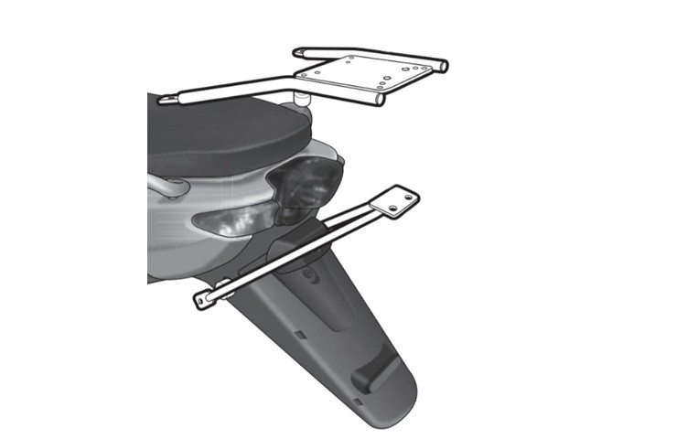 Top Master fitting kit SHAD Y0NS58ST for YAMAHA YN 50 Neo´s 2008-2018, YAMAHA YN 50 Neo´s 4T   2008-2024