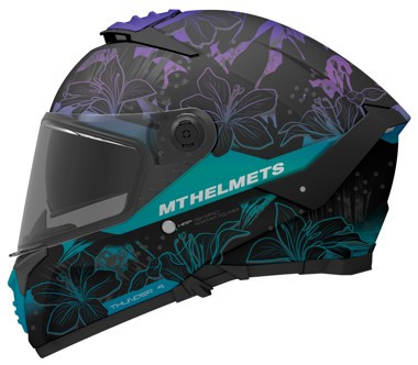 Helmet MT Helmets THUNDER 4 SV JUNGLE A1 MATT BLACK XL