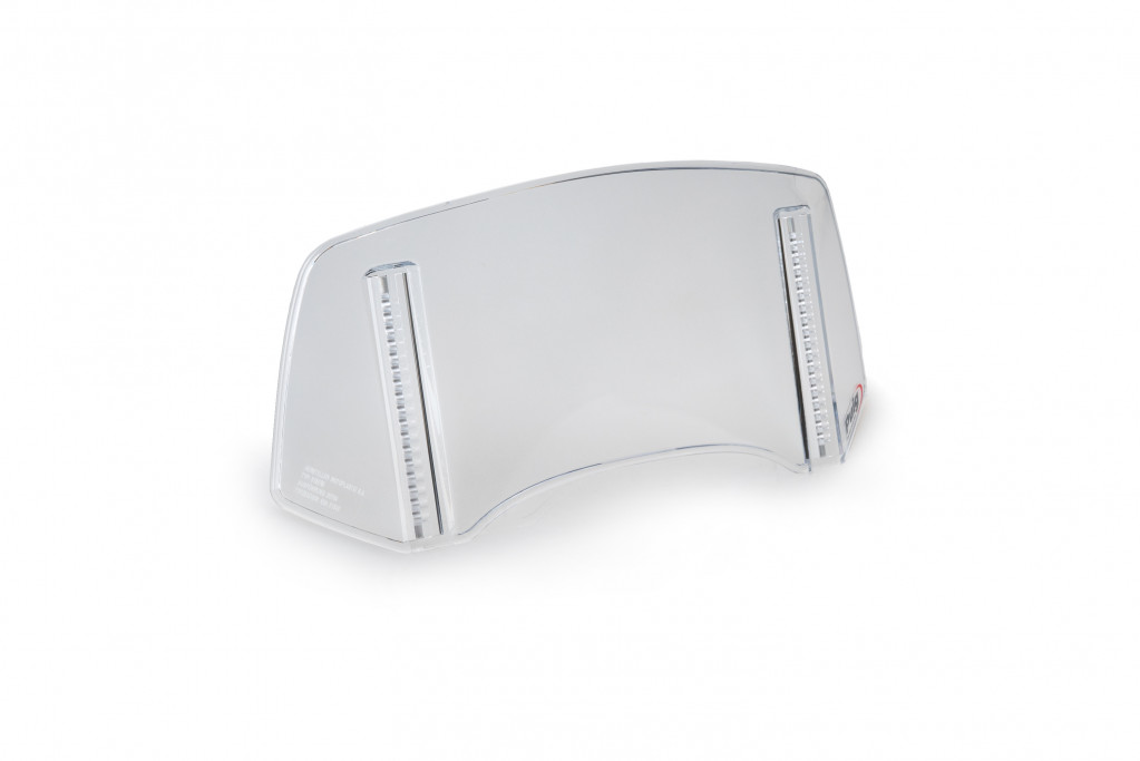 Spare visor PUIG 10919W clip-on transparent