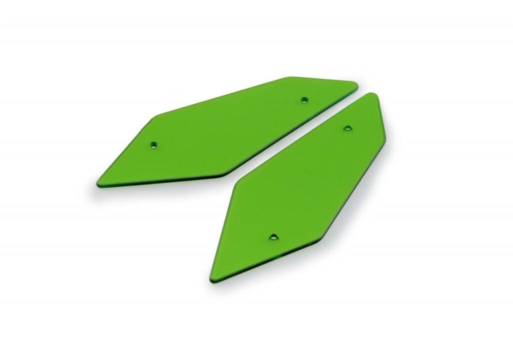 Side spoilers PUIG DOWNFORCE 20284V green