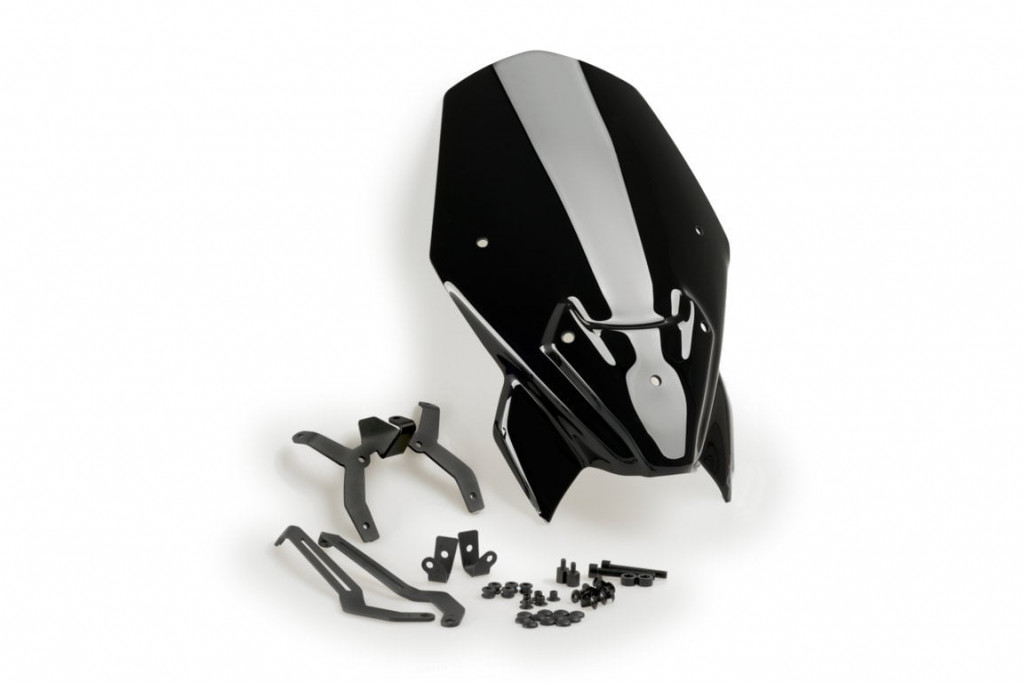 Windshield PUIG NEW. GEN TOURING 20361N Crni