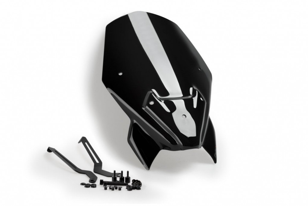 Windshield PUIG NEW. GEN TOURING 20362N Crni