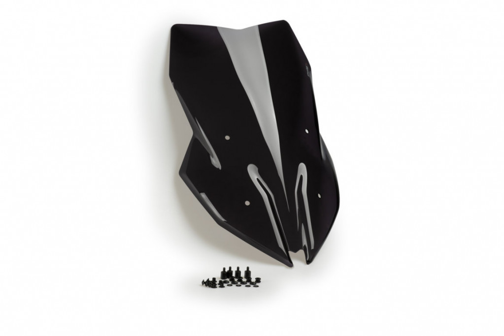 Windscreen PUIG TOURING 20391N Crni