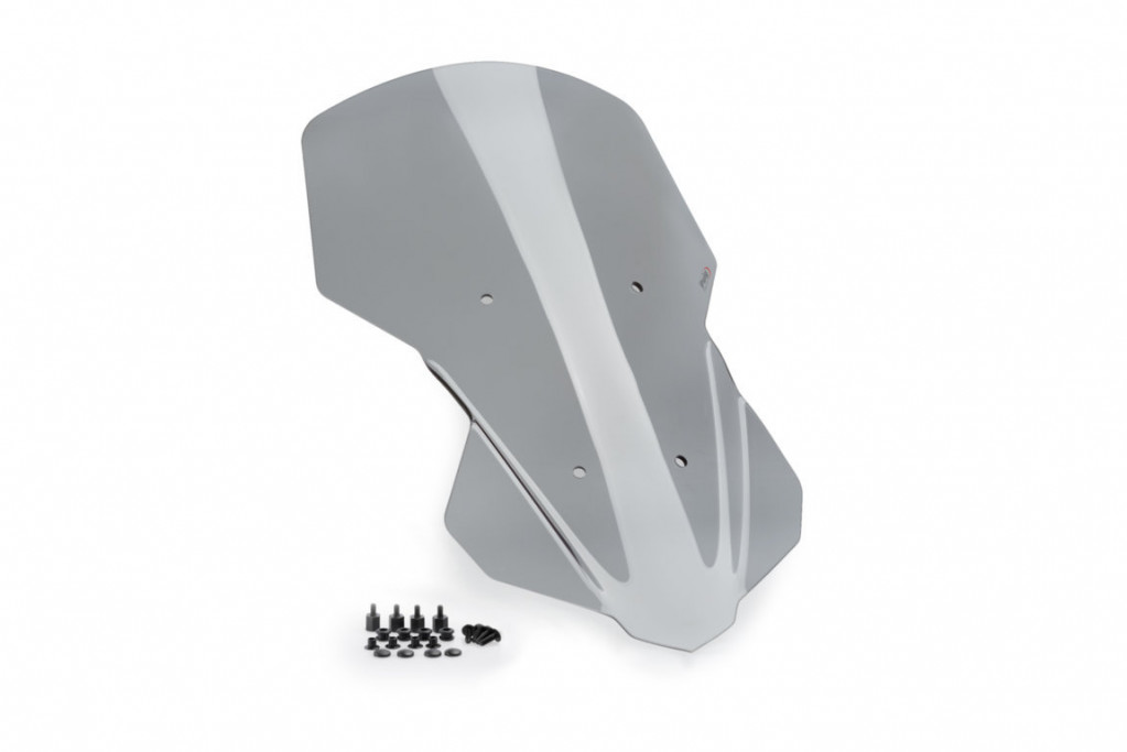 Windscreen PUIG TOURING 20434H smoke for YAMAHA MT-07 Tracer / Tracer 700 2020-2023, YAMAHA Tracer 7 2021-2024