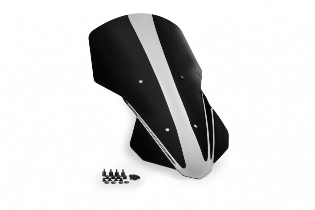 Windscreen PUIG TOURING 20434N Crni