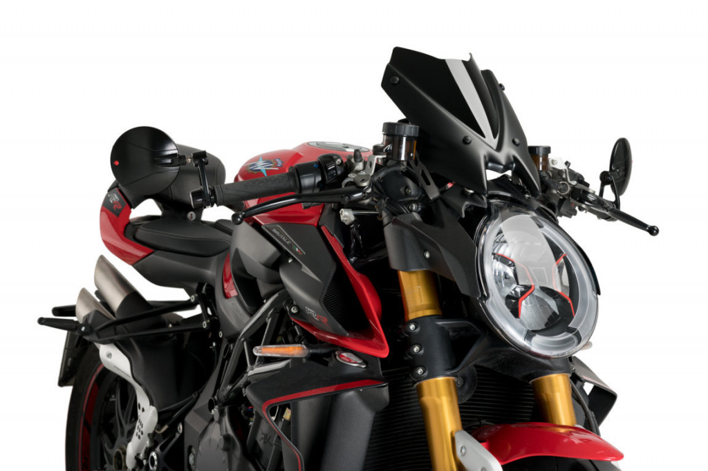 Windshield PUIG NEW GEN. SPORT 20680N Crni