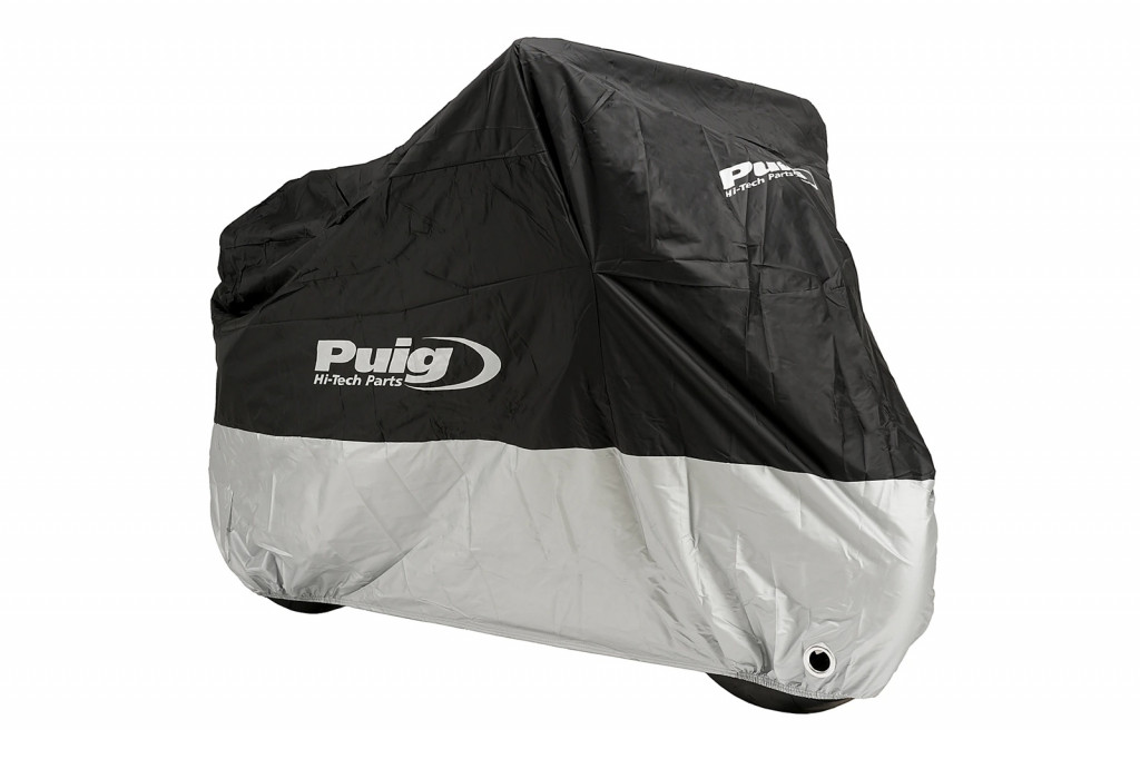 Raincoat motorcycle cover PUIG PUIG LOGO 20726N Crni XXL