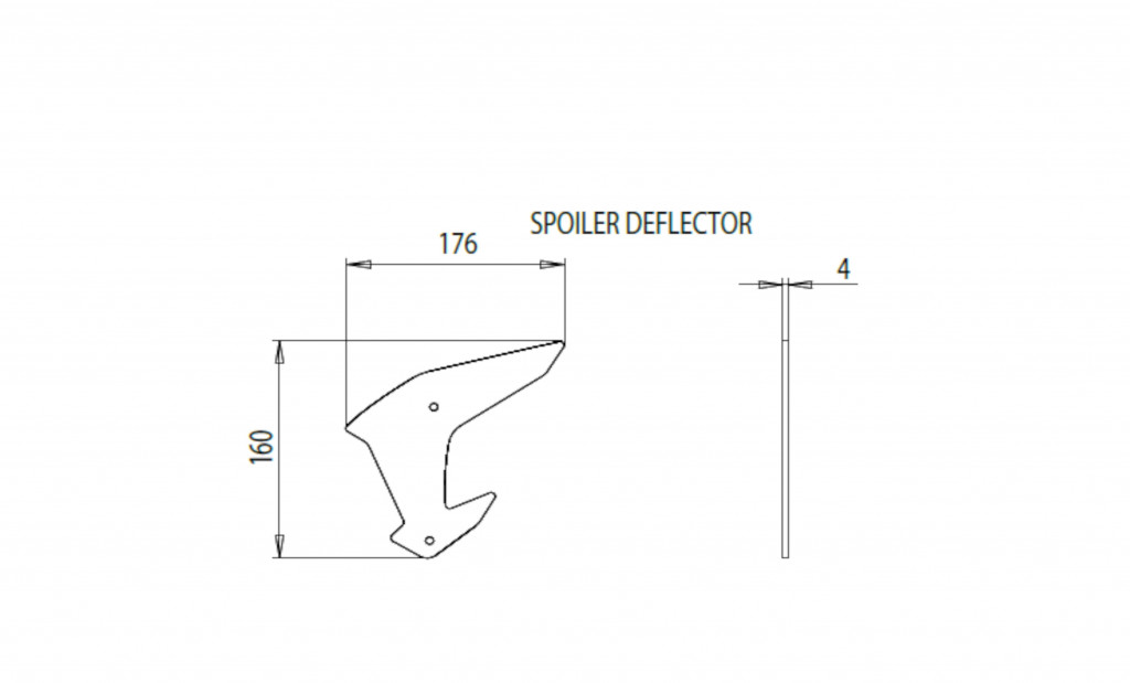 Side spoilers PUIG DOWNFORCE 20832N Crni