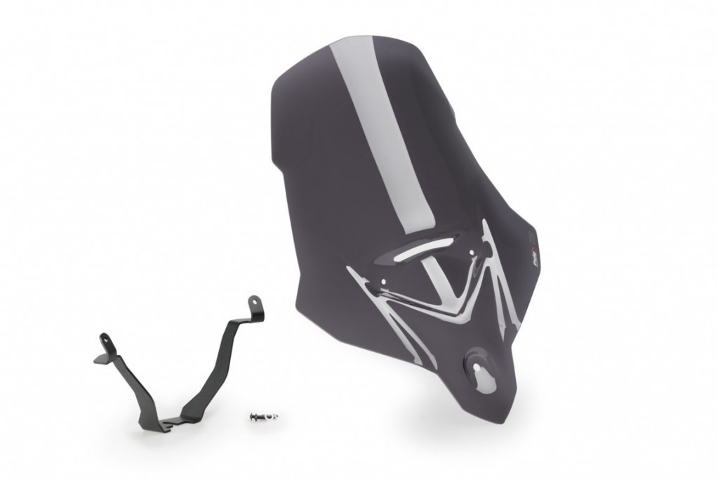 Windscreen PUIG TOURING 21317F dark smoke