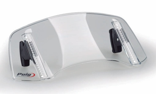 Windscreen PUIG TOURING WITH VISOR 21483W transparent