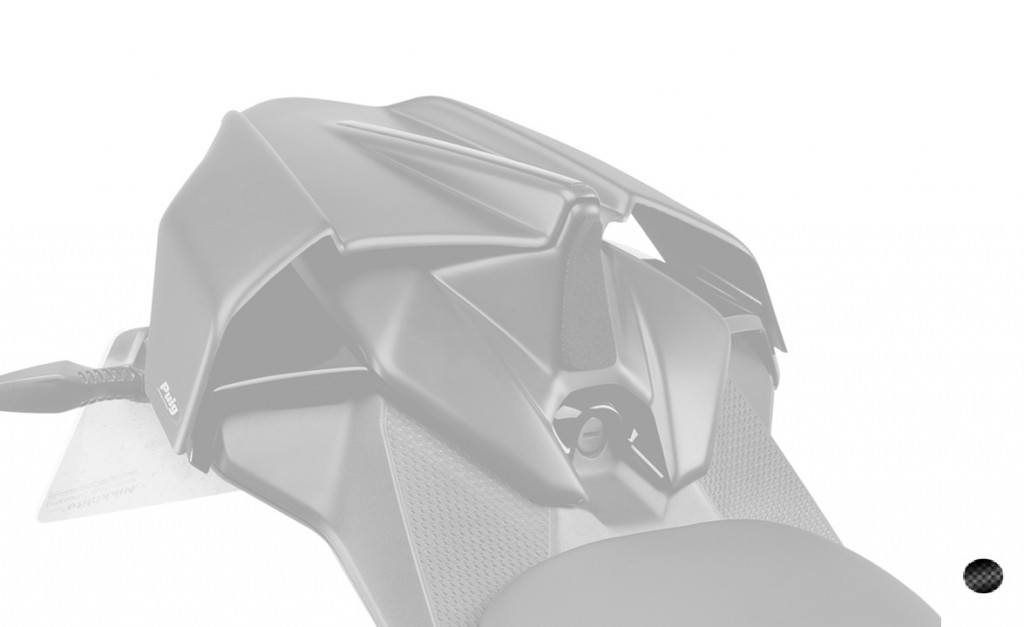 Rear seat cowls PUIG 21569C carbon look
