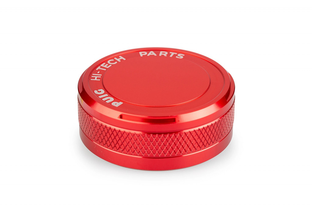 Brake fluid reservoir cover PUIG 21718R rear crven