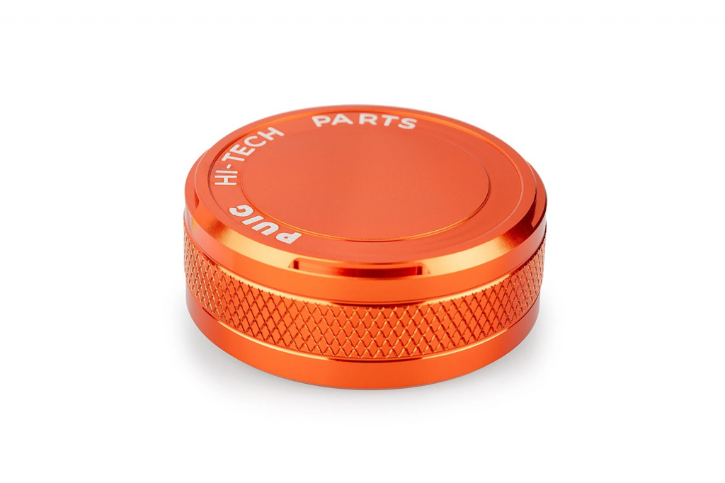Brake fluid reservoir cover PUIG 21718T rear orange