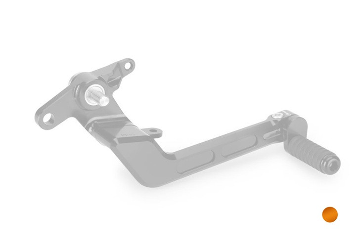 Brake foot pedal PUIG 21780T orange adjustable