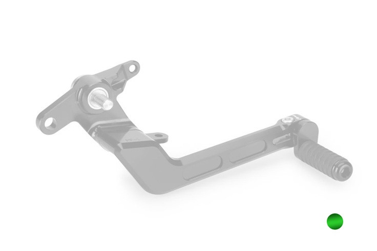 Brake foot pedal PUIG 21780V green adjustable