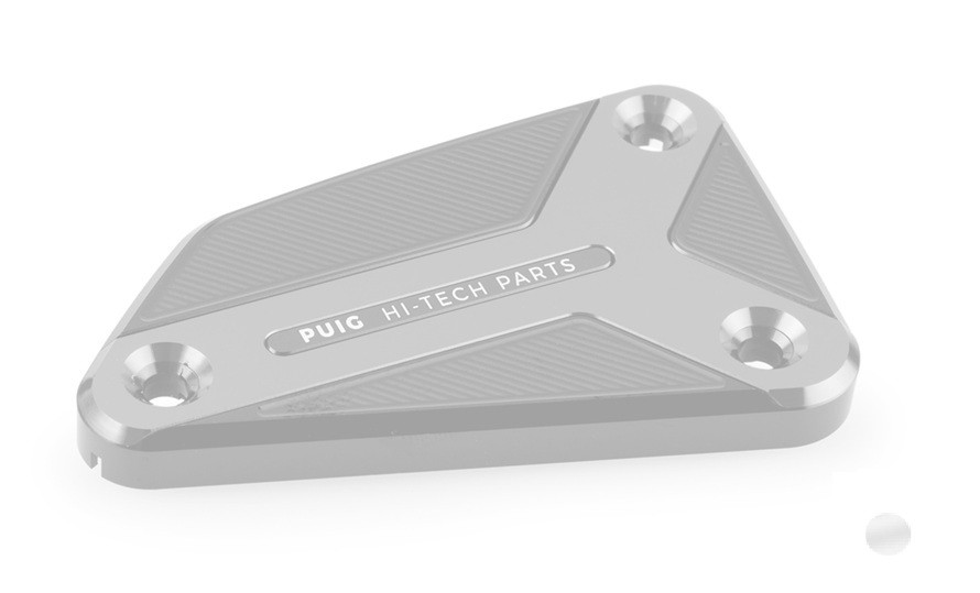 Brake tank cover PUIG 22004P silver