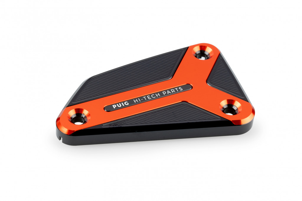 Brake tank cover PUIG 22004T orange