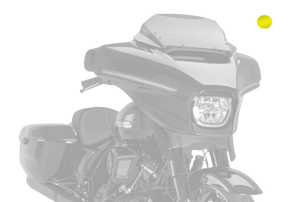 Windscreen PUIG HIGH-ROAD SPORT 22109G yellow