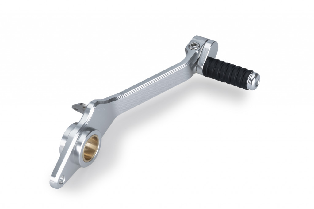 Brake foot pedal PUIG 22120P silver adjustable